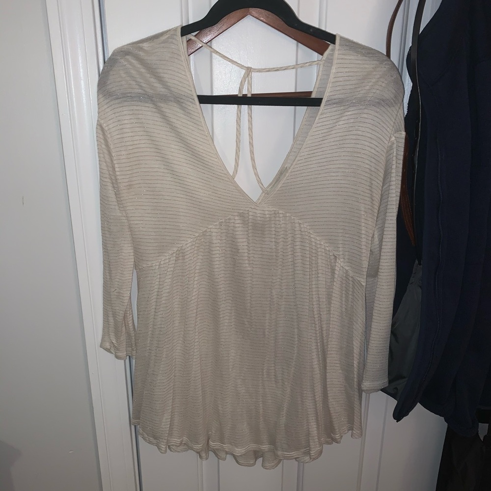 Blouse paired best with open back